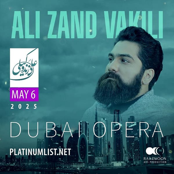 Ali Zand Vakili Farsi Concert at Dubai Opera Persian Events