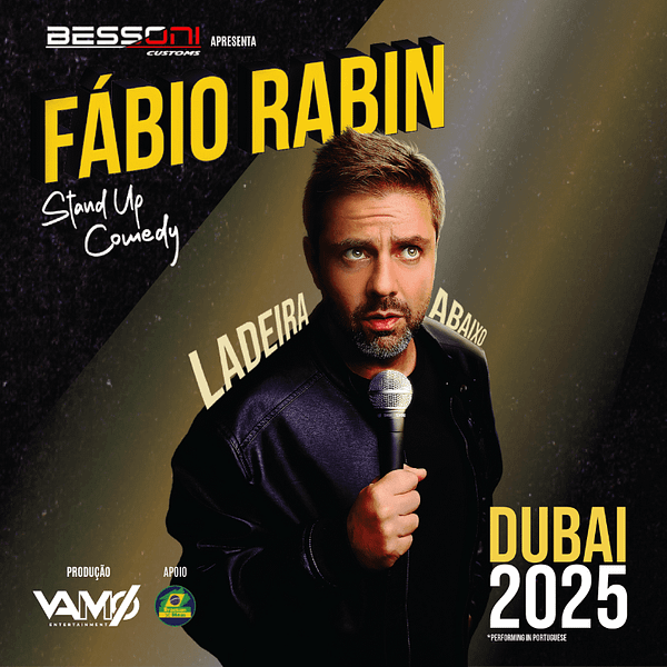 Fabio Rabin - Ladeira Abaixo – Stand-Up Comedy Shows and Theatrical Plays