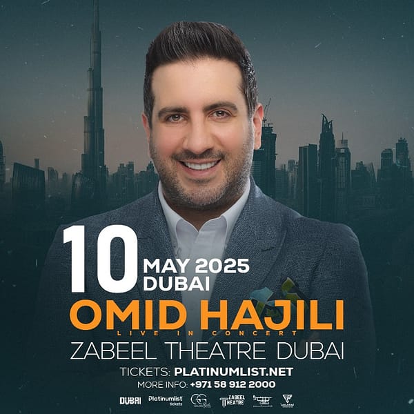 Omid Hajili Live at Zabeel Theatre in Dubai Persian Events