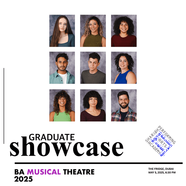 Sharjah Performing Arts Academy Musical Theatre Graduate Showcase Shows and Theatrical Plays