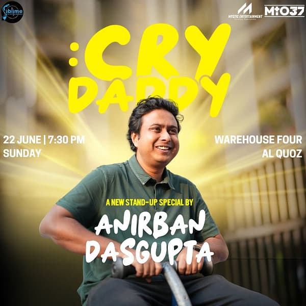 Anirban Dasgupta Live in Dubai Comedy Events