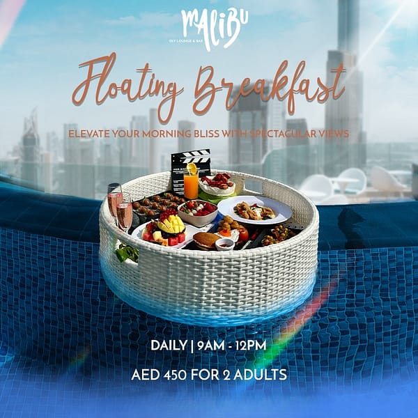Floating Breakfast at Malibu Sky Lounge & Bar Brunches