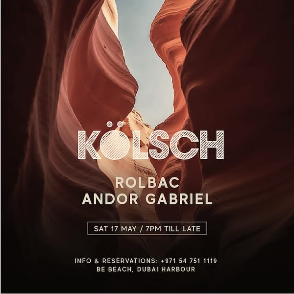 KÖLSCH at Be Beach Dubai Nightlife