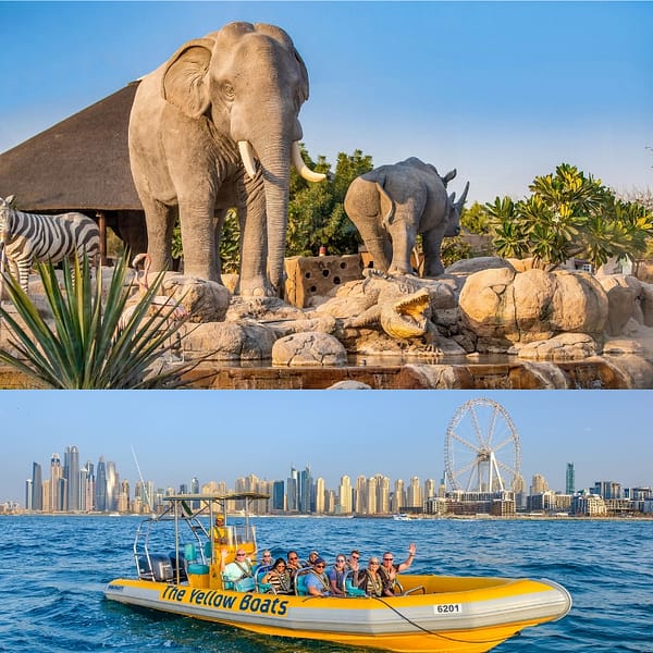 99 Minutes Premium Boat Tour + FREE Emirates Park Zoo - Combo Attractions Special Offers