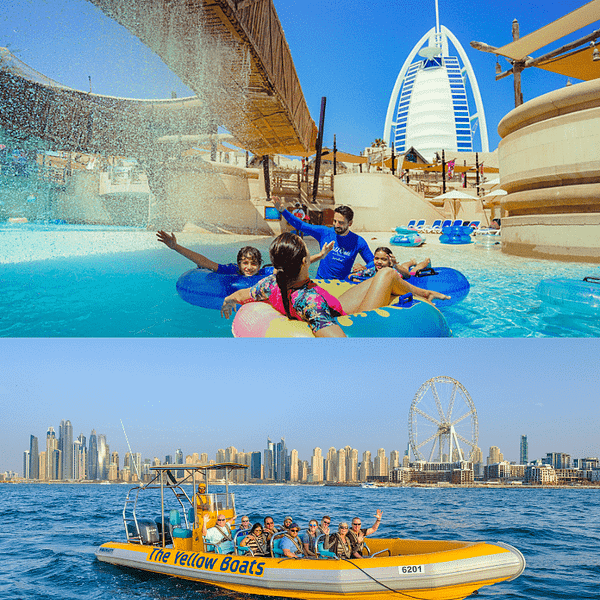 99 Minutes Premium Boat Tour + FREE Wild Wadi - Combo Waterpark Combos and more adventures