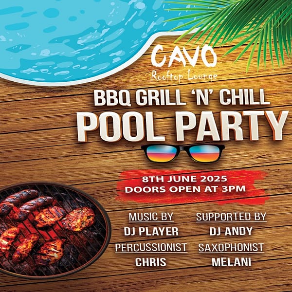 BBQ Grill & Chill Pool Party at Cavo Rooftop Bahrain Dining Experiences