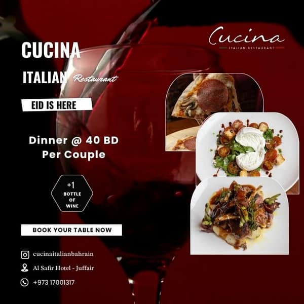Eid is Here at Cucina Dining Experiences