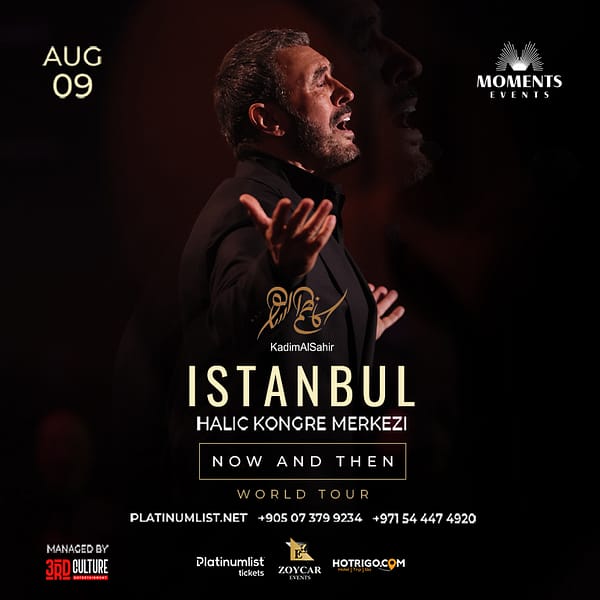 Kadim Al Sahir Live at Haliç Congress Center in Istanbul Concerts
