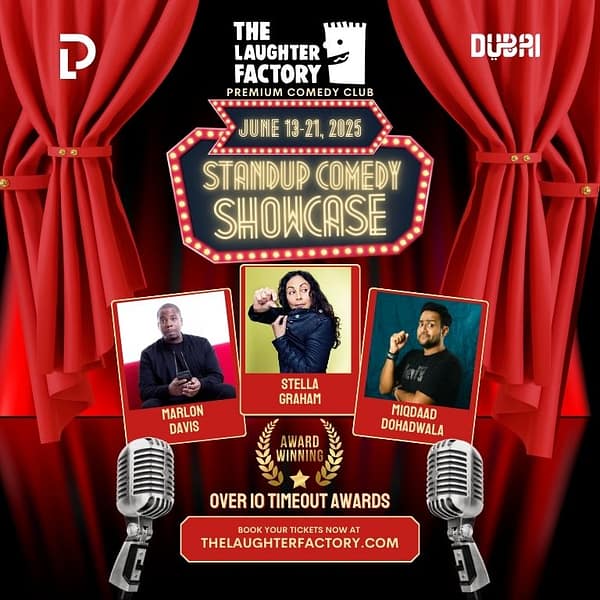 The Laughter Factory June 2025 in Dubai and Abu Dhabi Comedy Events