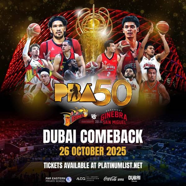 PBA 50 - Dubai Comeback Sports Events