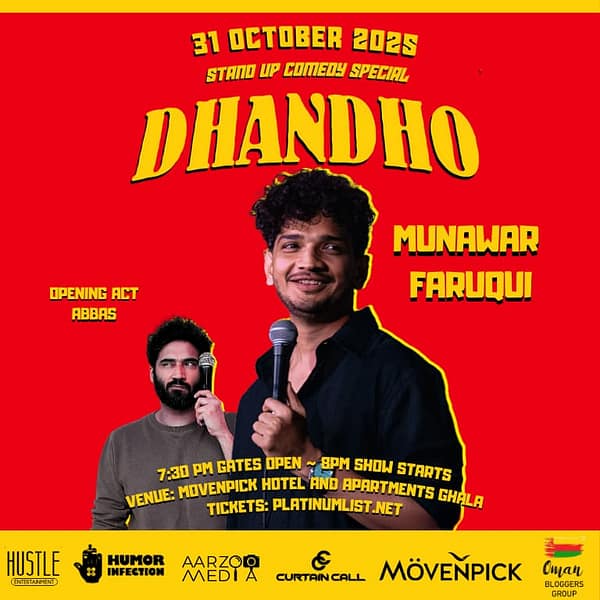 Dhandho - A Stand-Up Comedy Show ft. Munawar Faruqui in Muscat Shows and Theatrical Plays