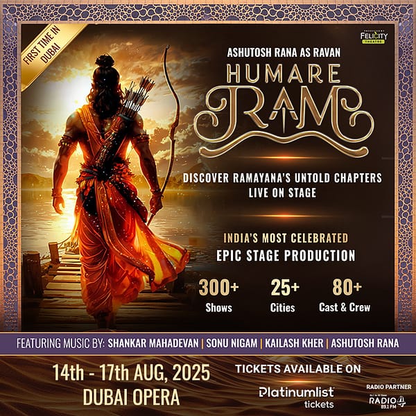 Humare Ram – A Theatrical Spectacle of the Ramayana in Dubai Desi Events