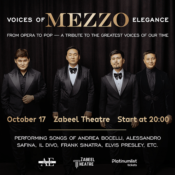 Mezzo: Voices of Elegance at Zabeel Theatre in Dubai Classical Events