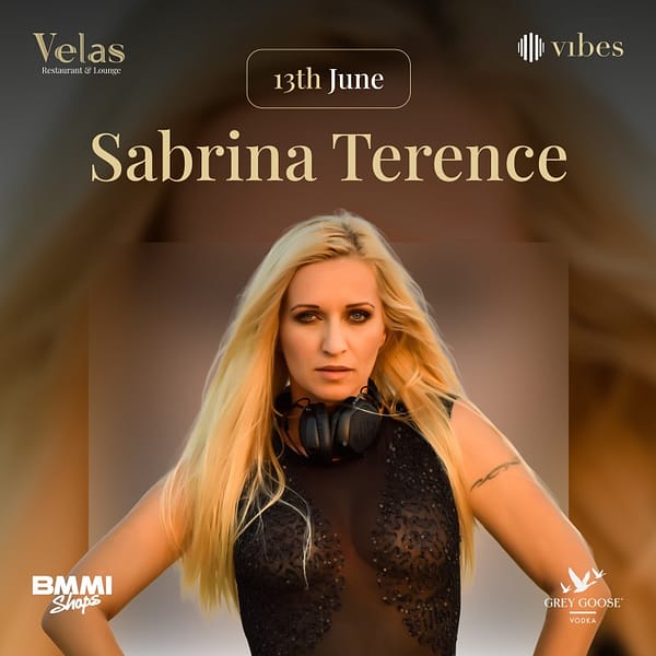 Sabrina Terence at Velas Restaurant & Lounge