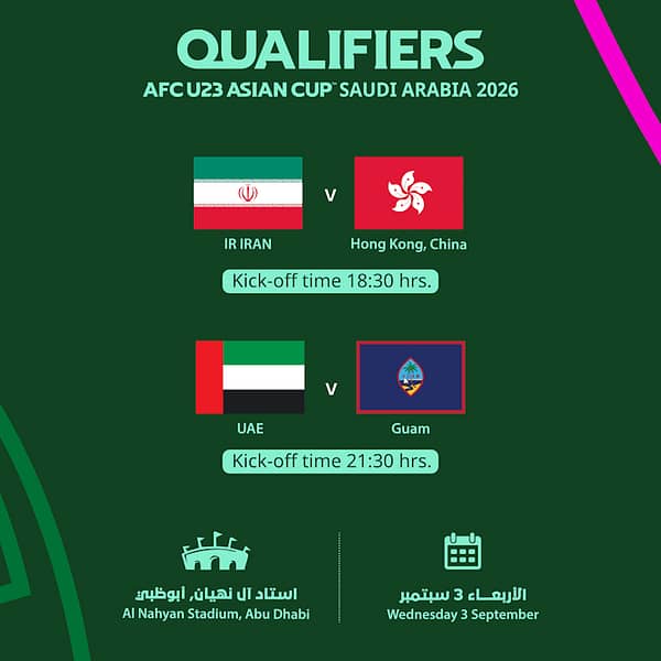 AFC U23 ASIAN CUP 2026 Qualifiers - Matchday 1 Sports Events