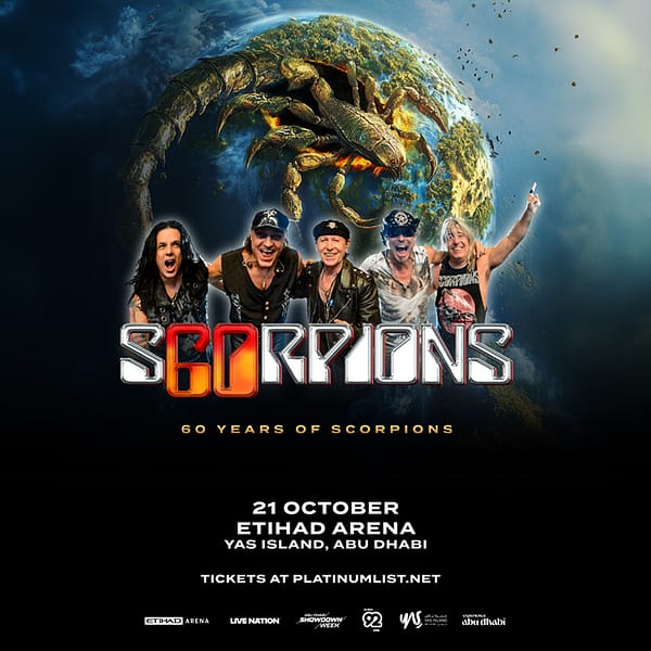 Coming Home — 60 Years of Scorpions tour at Etihad Arena Concerts