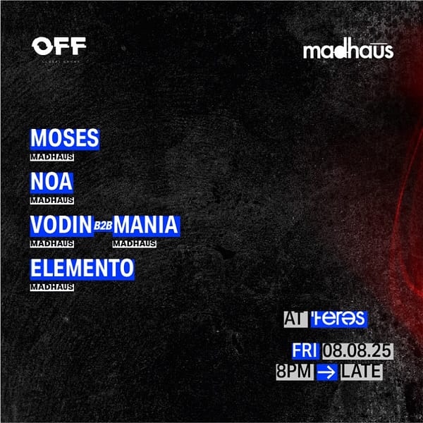 OFF Presents: Madhaūs at Teres - JJ's Irish Restaurant Nightlife