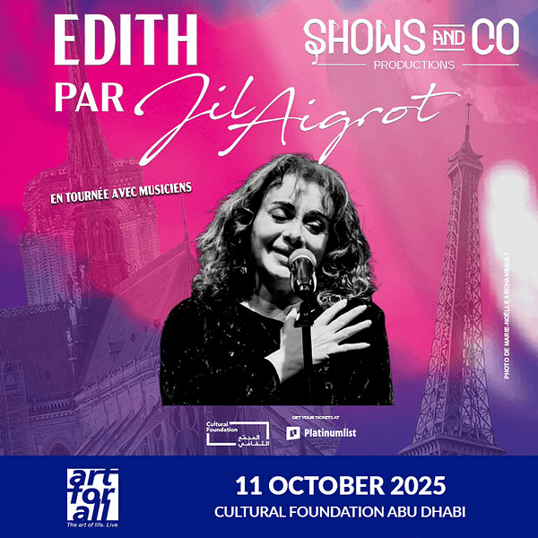 Edith Par Jil Aigrot at Cultural Foundation Abu Dhabi Concerts