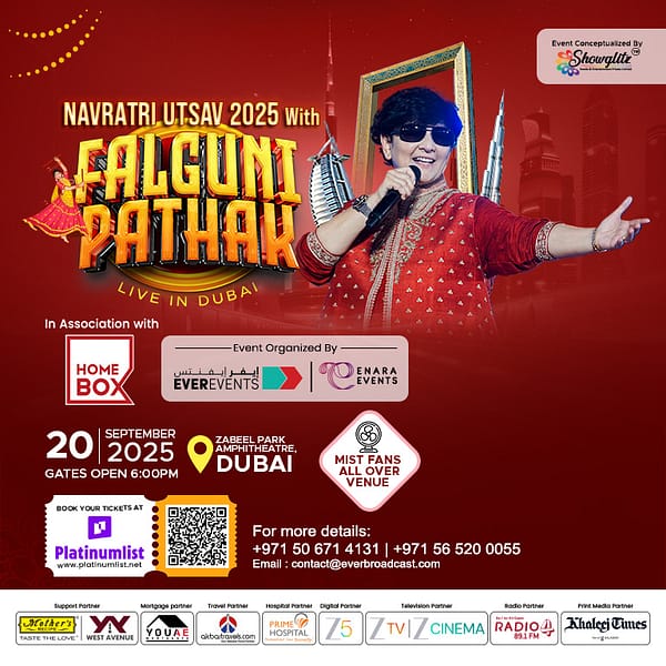 Falguni Pathak Navratri Utsav Live in Dubai 2025 Concerts