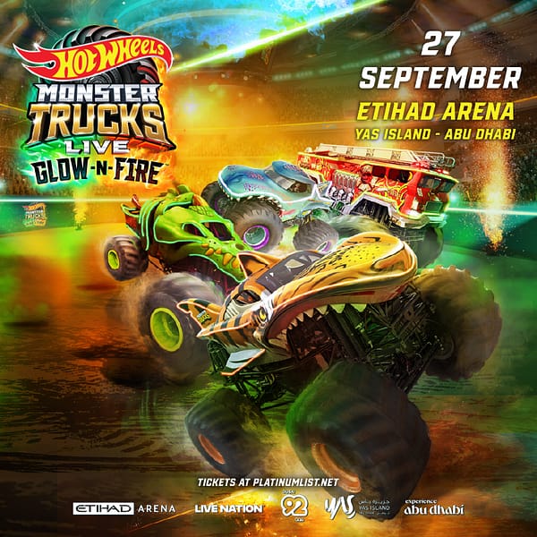 Hot Wheels Monster Trucks Live™: Glow-N-Fire in Abu Dhabi Automotive