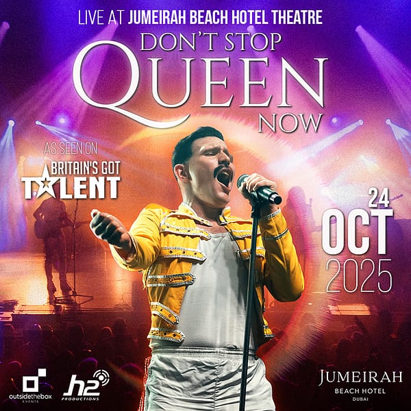 Don't Stop Queen Now at Jumeirah Beach Hotel in Dubai Concerts