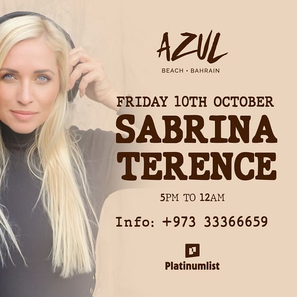 Sabrina Terence live at Azul Beach