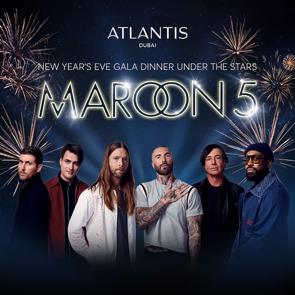 New Year’s Eve Gala Dinner Under The Stars Featuring Maroon 5 In Dubai New Years Eve Events