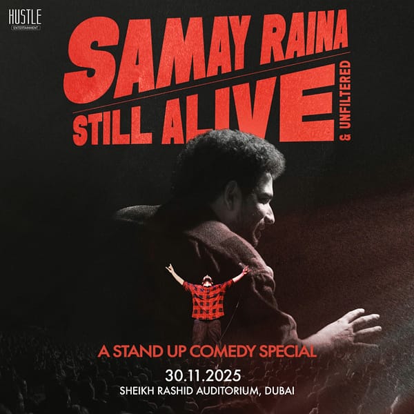 Samay Raina: Still Alive & Unfiltered in Dubai Shows and Theatrical Plays