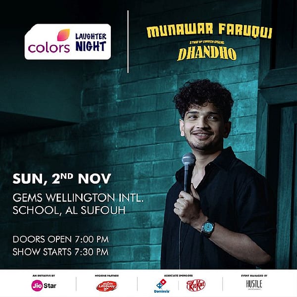 Colors Laughter Night ft. Munawar Faruqui in Dubai Shows and Theatrical Plays