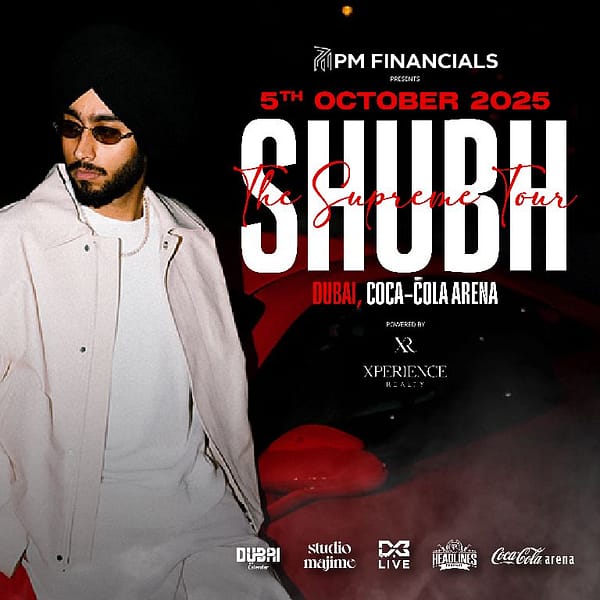 Shubh - The Supreme Tour in Dubai Concerts