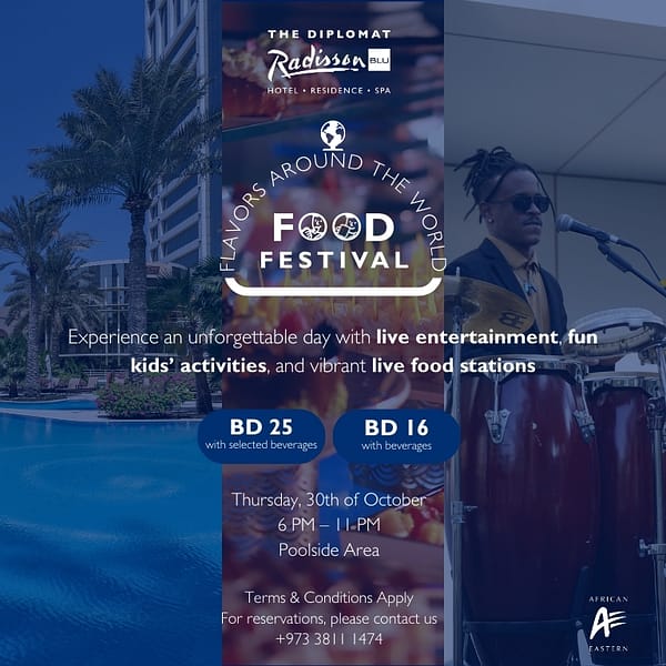 Flavors Around The World: Food Festival at The Diplomat Radisson Blu Hotel