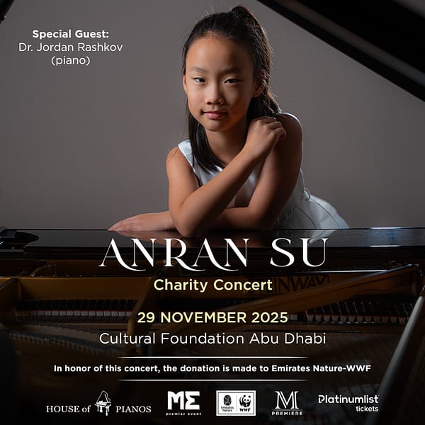 Anran Su – Charity Concert at Cultural Foundation in Abu Dhabi Shows and Theatrical Plays