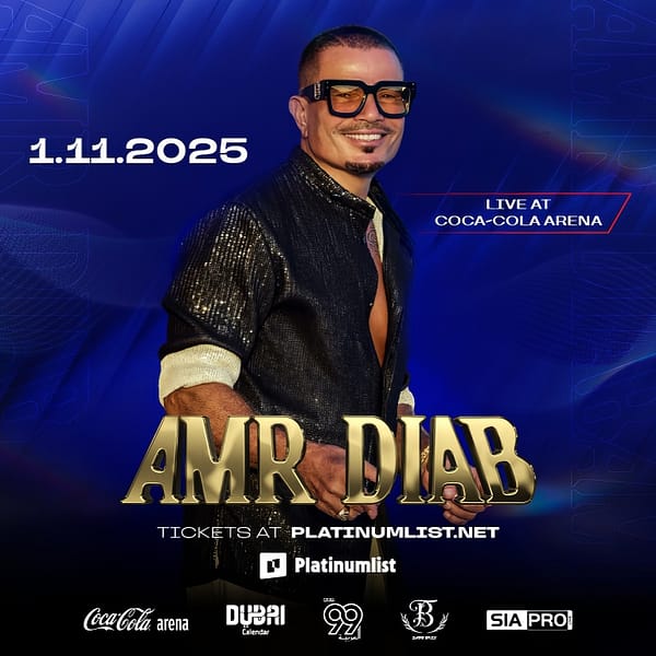 Amr Diab in Dubai Concerts