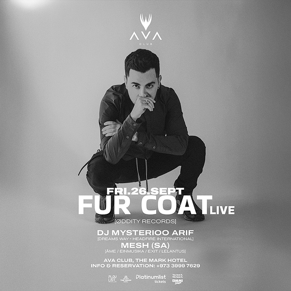 Fur Coat live at AVA Club in Manama Nightlife