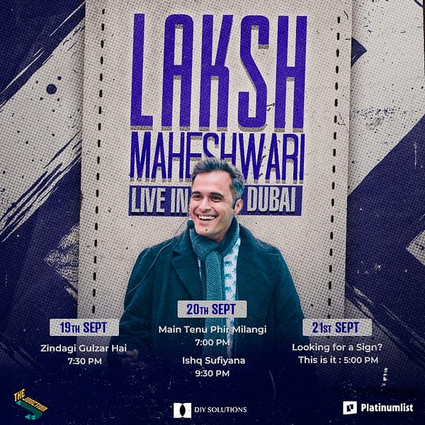Laksh Maheshwari at The Junction in Dubai Shows and Theatrical Plays