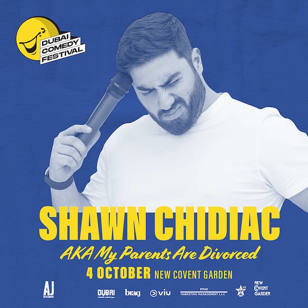 Shawn Chidiac aka My Parents are Divorced Live at Dubai Comedy Festival Dubai Comedy Festival
