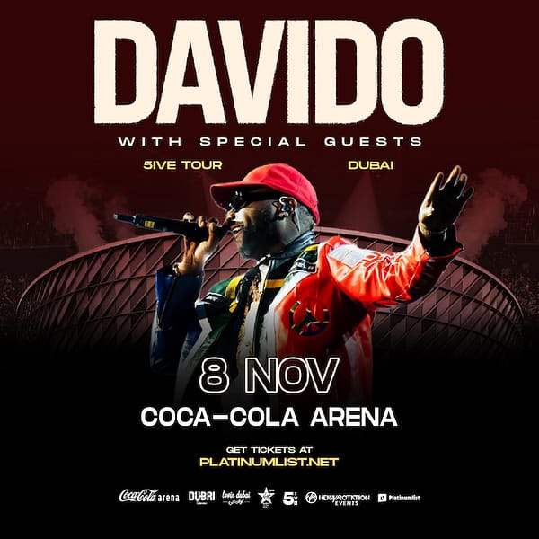 Davido and Friends - 5ive Alive Tour in Dubai Nightlife