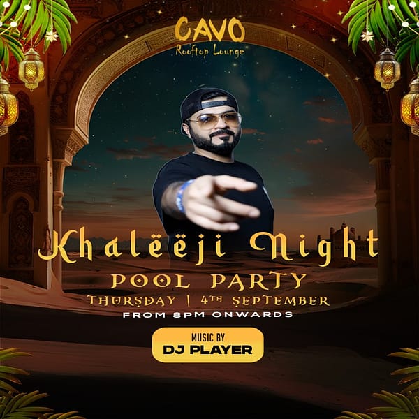Khaleeji Nights Pool Party at Cavo Rooftop in Manama Nightlife
