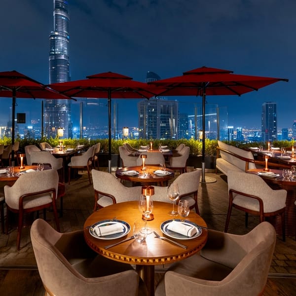 Set Menu Dinner at CÉ LA VI with Selected Beverages and Burj Khalifa Views Brunches