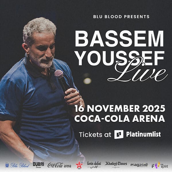 Bassem Youssef in Dubai Comedy Events