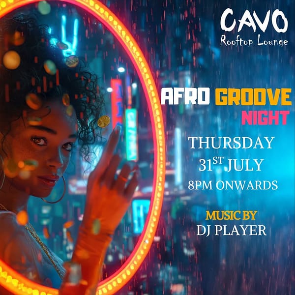 Afro Groove Night at Cavo Rooftop Bahrain Nightlife