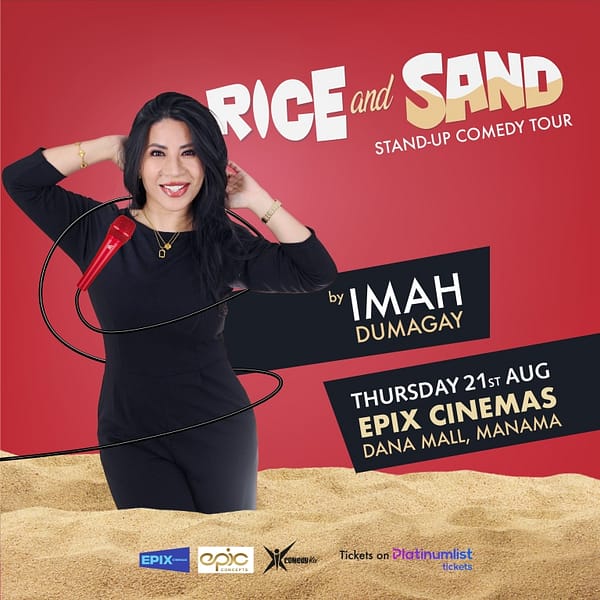 Rice & Sand by Imah in Epix Cinemas Comedy Events