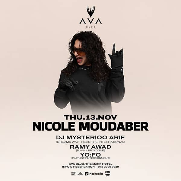Nicole Moudaber live at AVA Club Nightlife