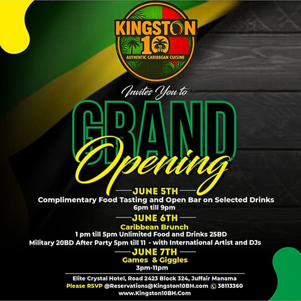 Kingston10 Grand Opening at Elite Crystal Hotel Eid Events and Activities